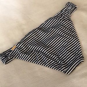 Victoria Secret striped bikini bottom